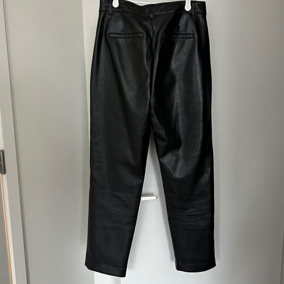 Aritzia Babaton Command Pant Mid-rise Vegan Leather Pants - Picture 4 of 10